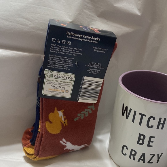 Halloween Coffee Mug and Halloween Crew Socks - Picture 3 of 3